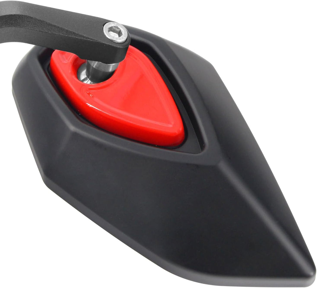 Area1 universal Motorrad Lenkerendenspiegel Rückspiegel Paar e-geprüft kompatibel mit Duke SMC/R MT0