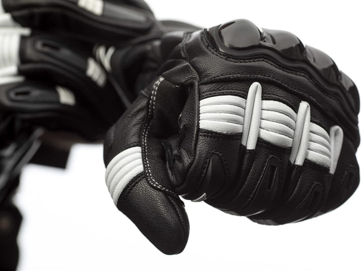 RST Pilot Motorradhandschuhe (Black/White,2XL)