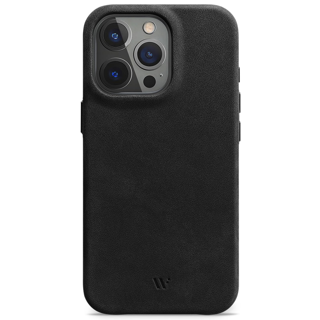 WIIUKA Hülle für iPhone 15 Pro, Leder aus Deutschland, Lederhülle extra Dünn, Premium Handyhülle, Ca