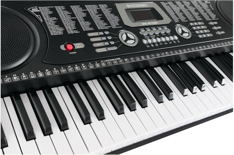 McGrey EK-6100 Keyboard - Einsteiger-Instrument mit 61 Tasten in Standardgrösse - 255 Klänge und Beg