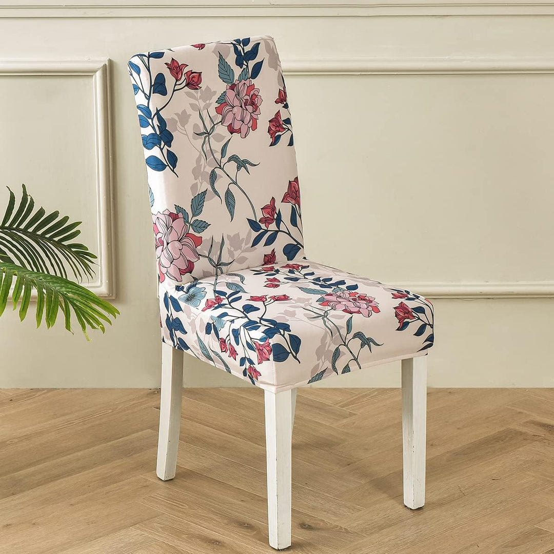 HZDHCLH Stuhlhussen 6er Set Stuhlbezüge Stretch abnehmbar, waschbar, Esszimmerstuhl-Schutzsitz für H