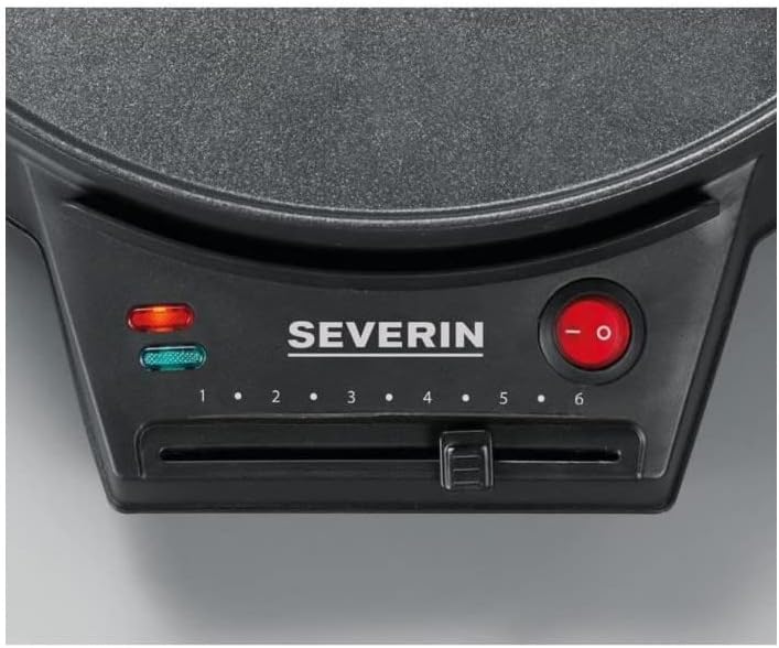 SEVERIN CM2198 – Steingut, Durchmesser 30 cm, 1000 W, verstellbarer Thermostat, inkl. Spachtel mit C