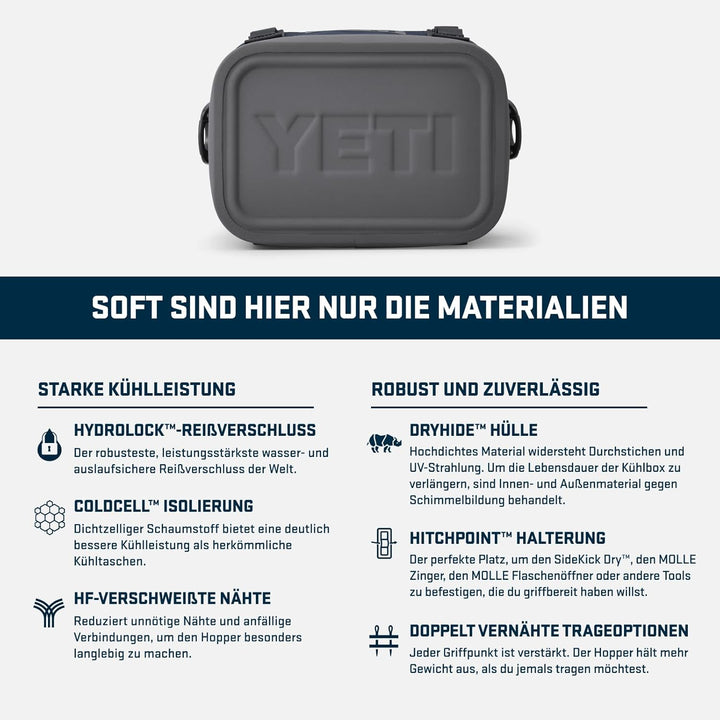 YETI Hopper Flip Kühltasche, 12 King Crab, King Crab