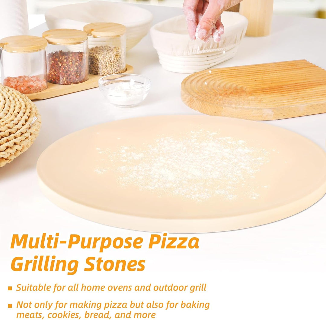 Pizzastein Round 5er Set 15" Round, 15" Round
