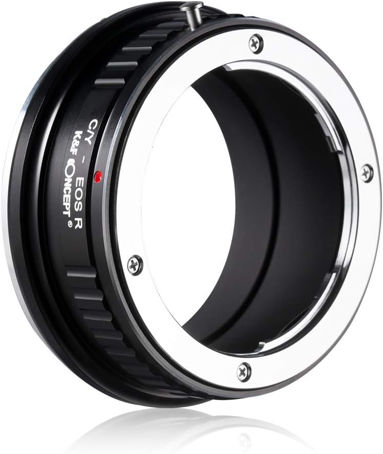 K&F Concept C/Y-EOS R Bajonettadapter Objektiv Ring für Contax Yashica C/Y Objektiv auf Canon EOS R-