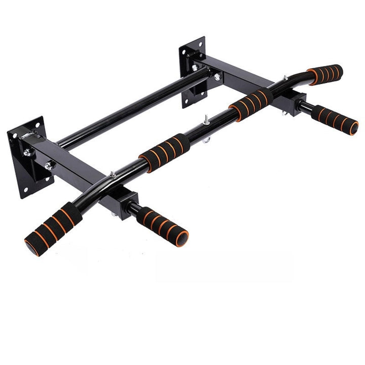 Trintion Klimmzugstange Wandmontage Pull Up Bar inkl. Zubehör Dip Station für Kraftsport Homegym Wan