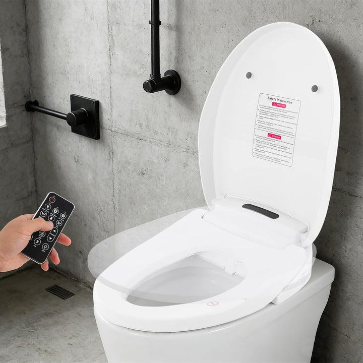 Bidet WC Sitz Elektronisch Toilettendeckel Heizbar Trockner Fernbedienung | IPX4 Wasserdicht, 1300W,