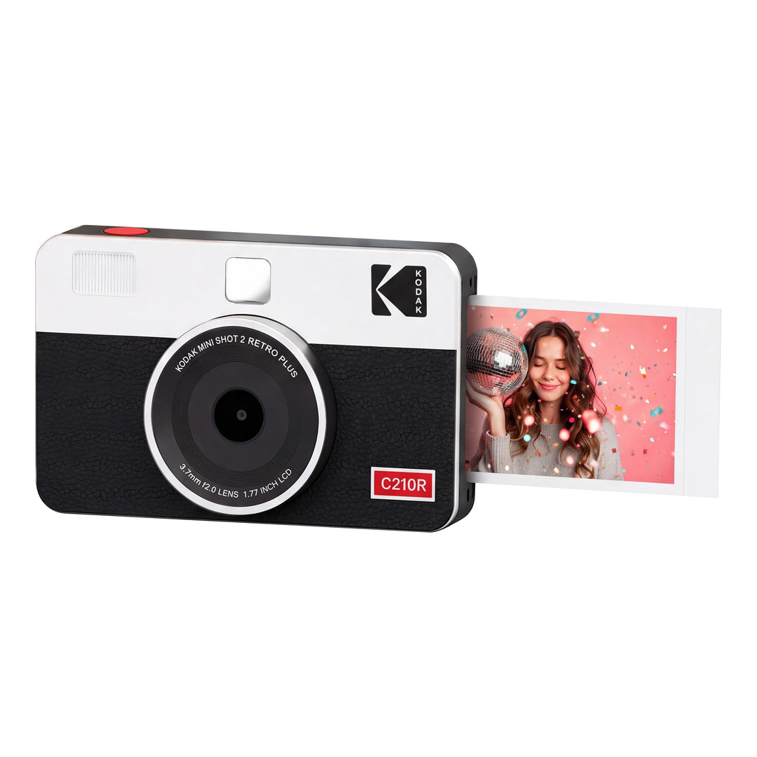 Kodak Mini Shot 2 Retro, Tragbare Sofortbildkamera und Fotodrucker, iOS und Android, Bluetooth, 4Pas