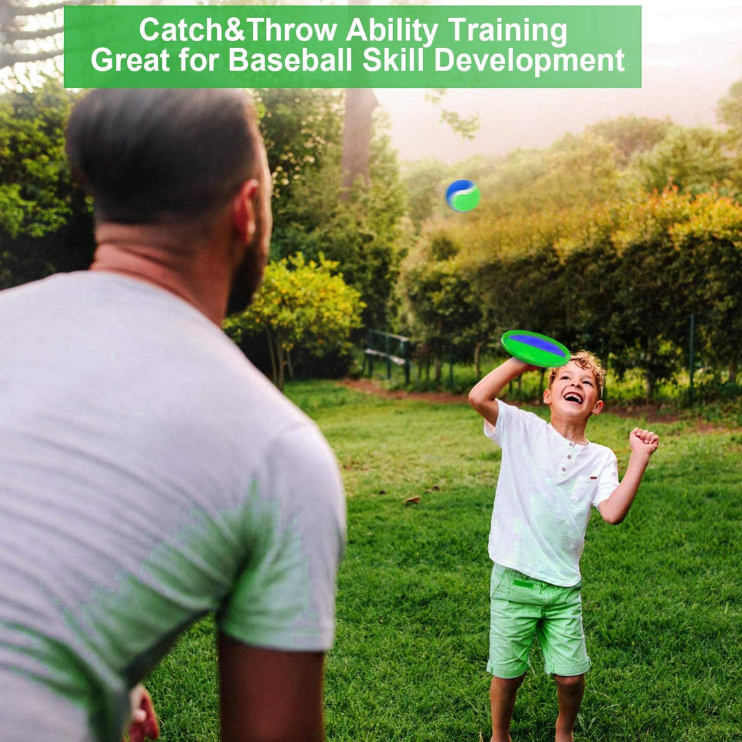 Jalunth Klettballspiel Klettball Strandspielzeug Strandspiele Wurfspiel Kinder Erwachsene Garten Out