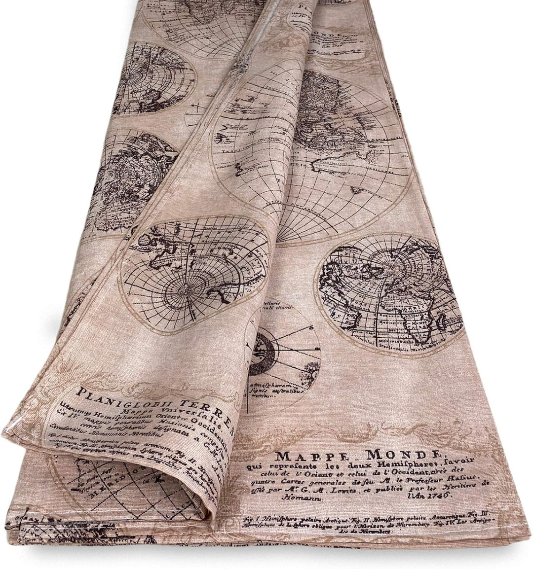 Gran Foulard Überwurf Sofabezug Loneta Stoff (Welt Braun, 1 Einzelbett)
