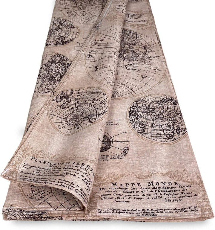 Gran Foulard Überwurf Sofabezug Loneta Stoff (Welt Braun, 1 Einzelbett)