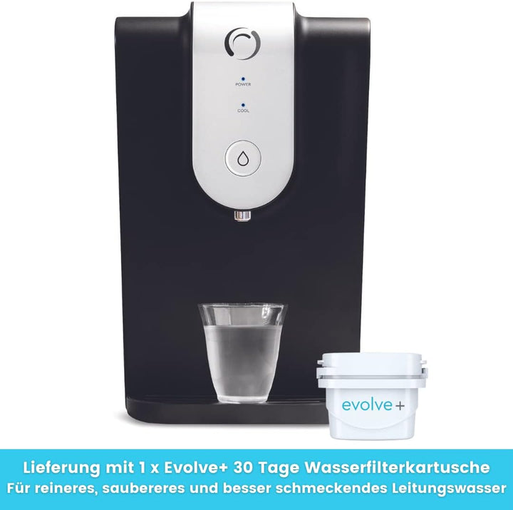 Aqua Optima Lumi, gefilterter Wasserkühler und Wasserspender auf der Theke, 8,2 Liter Fassungsvermög
