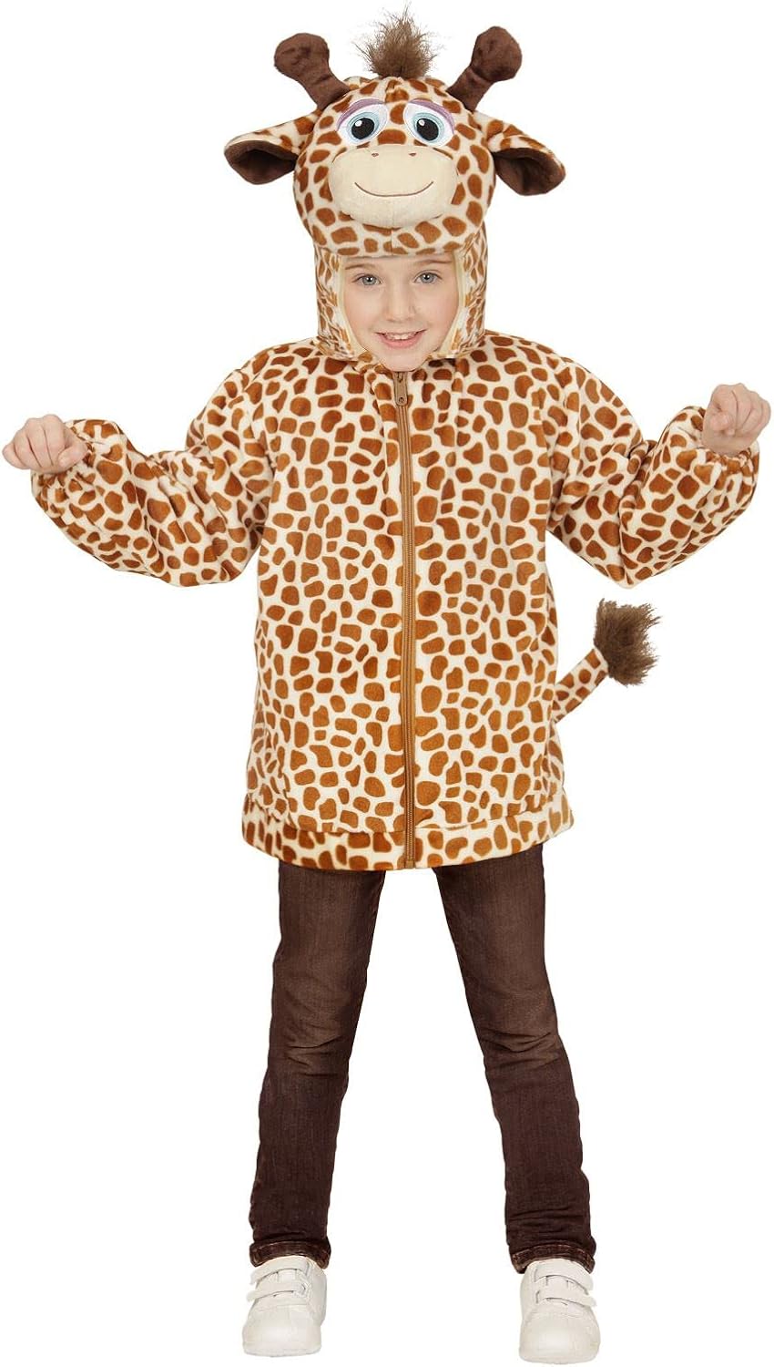 "GIRAFFE IN SOFT PLUSH" (hoodie with mask) - (104 cm / 2-3 Years), 104