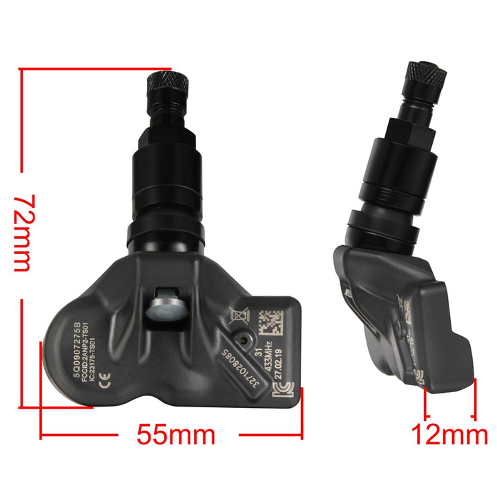 4 x Madlife Garage 5Q0907275B RDKS Reifendrucksensor Luftdrucksensor A3 A4 A5 A6 A7 Q2 Q3 Q5 Golf VI