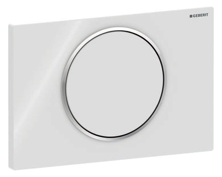 Geberit Betätigungsplatte Sigma10 f Spül-Stopp-Spülung we hglan-vc, 115.758.KJ.5