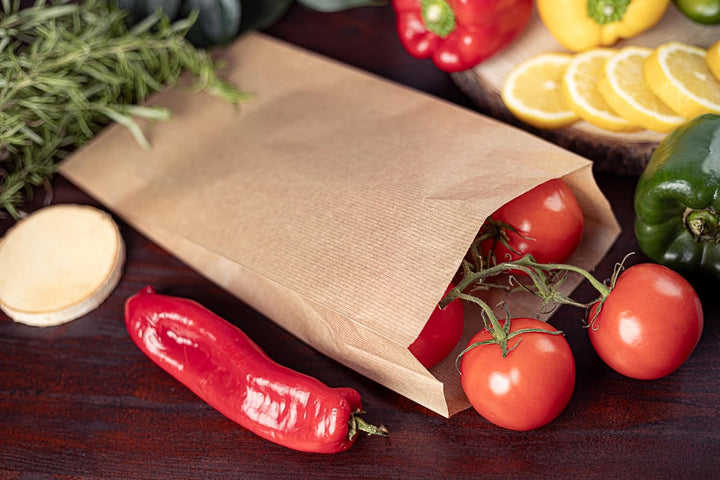 1000 Papiertüten Braun 15 x 29 cm | Papiertüten für Süss | Verpackung | Mittagessen | Sandwich | Geb