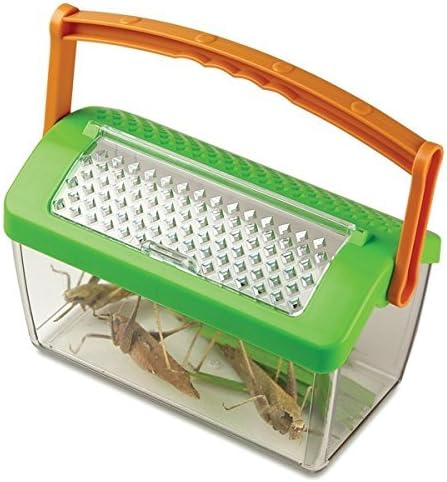 Kescher mit Teleskoparm und Insektenbox mit extra Lupenheft
