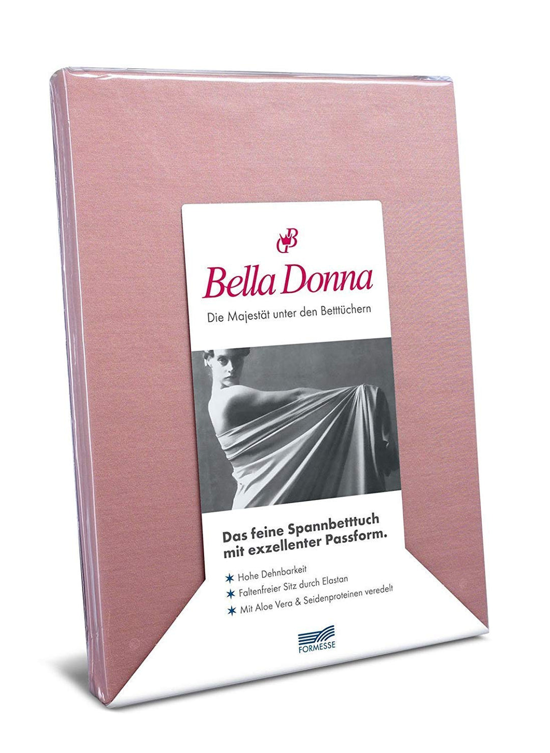 Bella-Donna Bella-Donna Jersey Spannbettlaken, altrosa, 180 cm x 200 cm