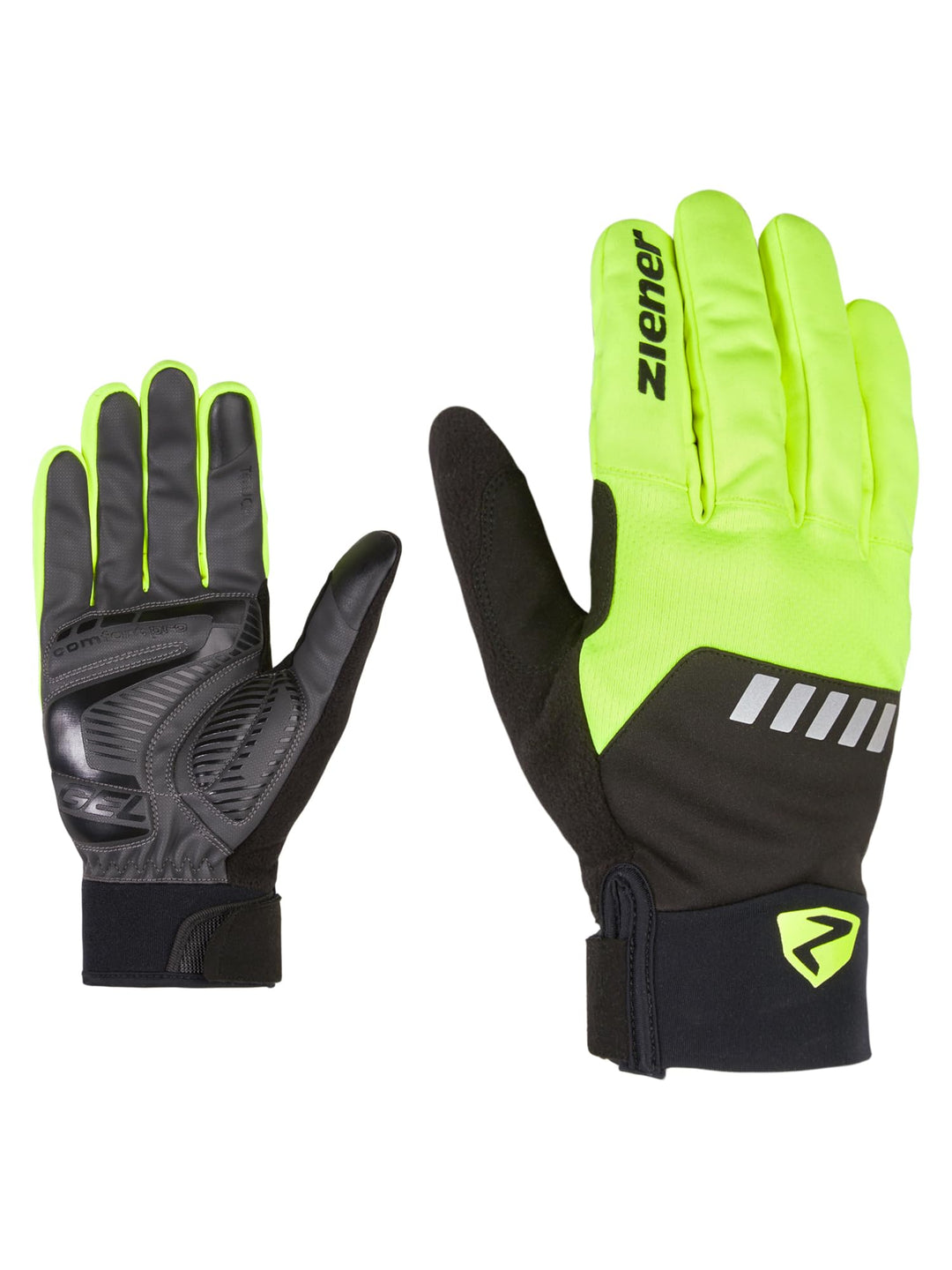 Ziener Dallen Touch Long Fahrrad, Mountainbike, Radsport-Handschuhe | Langfinger Mit Touchfunktion-A