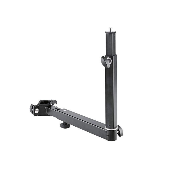 K&amp;M 18807 Universalhalter - Schwarz aus Stahl, verstellbare Erweiterung für Musik-Zubehör - für Klap
