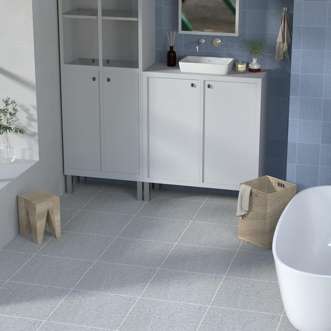 Homease PVC Bodenbelag Selbstklebende Marmoreffekt Vinylboden, Rutschfeste Wasserdichte Schneidbar F
