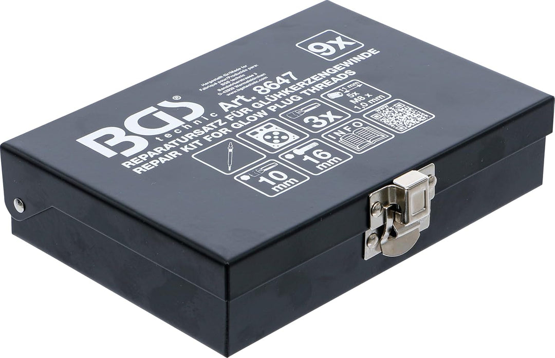 BGS 8647 | Reparatursatz für Glühkerzengewinde | M8 x 1,0 mm