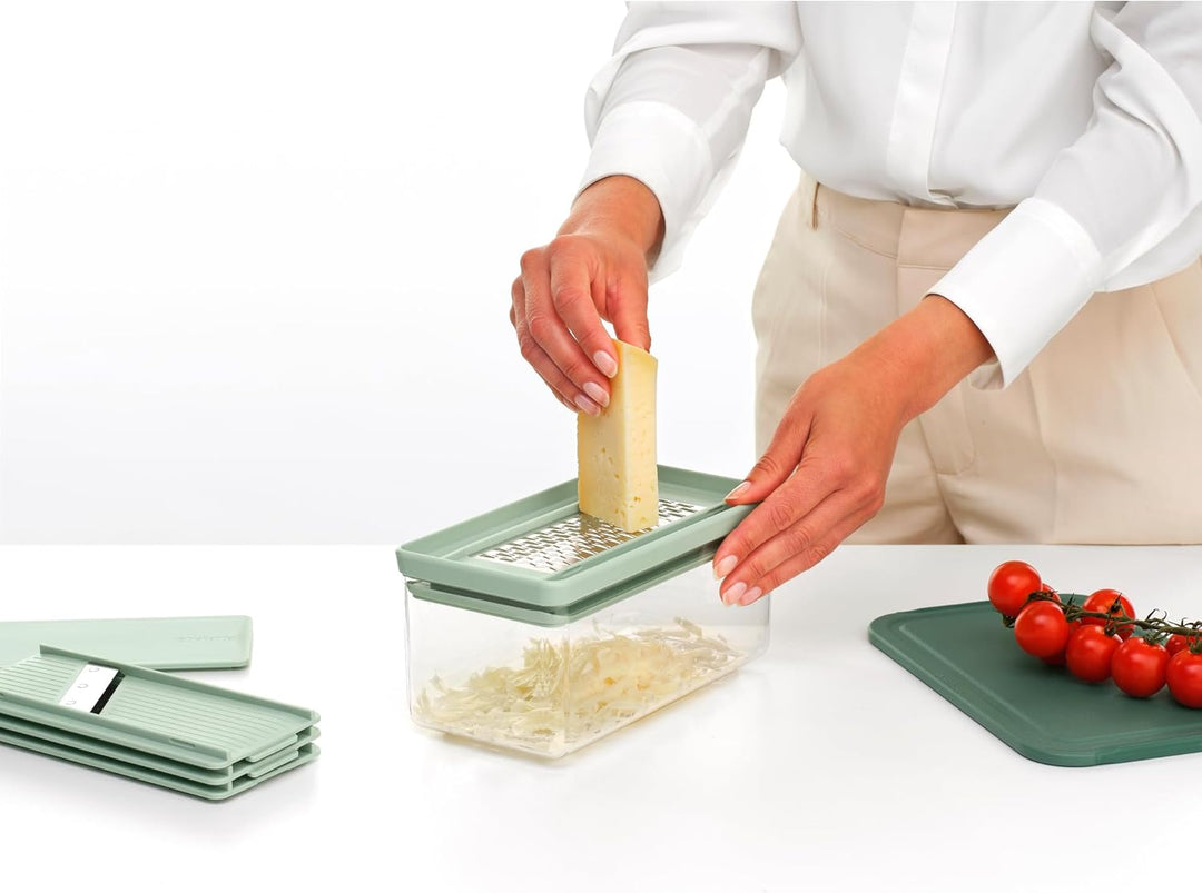 Brabantia Tasty+ Hobel- und Reibe-Set, Jadegrün