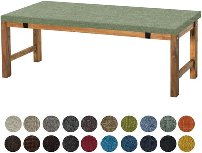 Aselbia Bankauflage Bankkissen Stuhlkissen 160 X 35 X 5CM，Waschbar Abnehmbarem Gartenbankauflage Ban