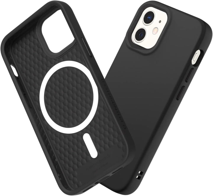 RhinoShield Case kompatibel mit [iPhone 12 Mini] | SolidSuit - MagSafe-kompatibel -Stossdämpfende &