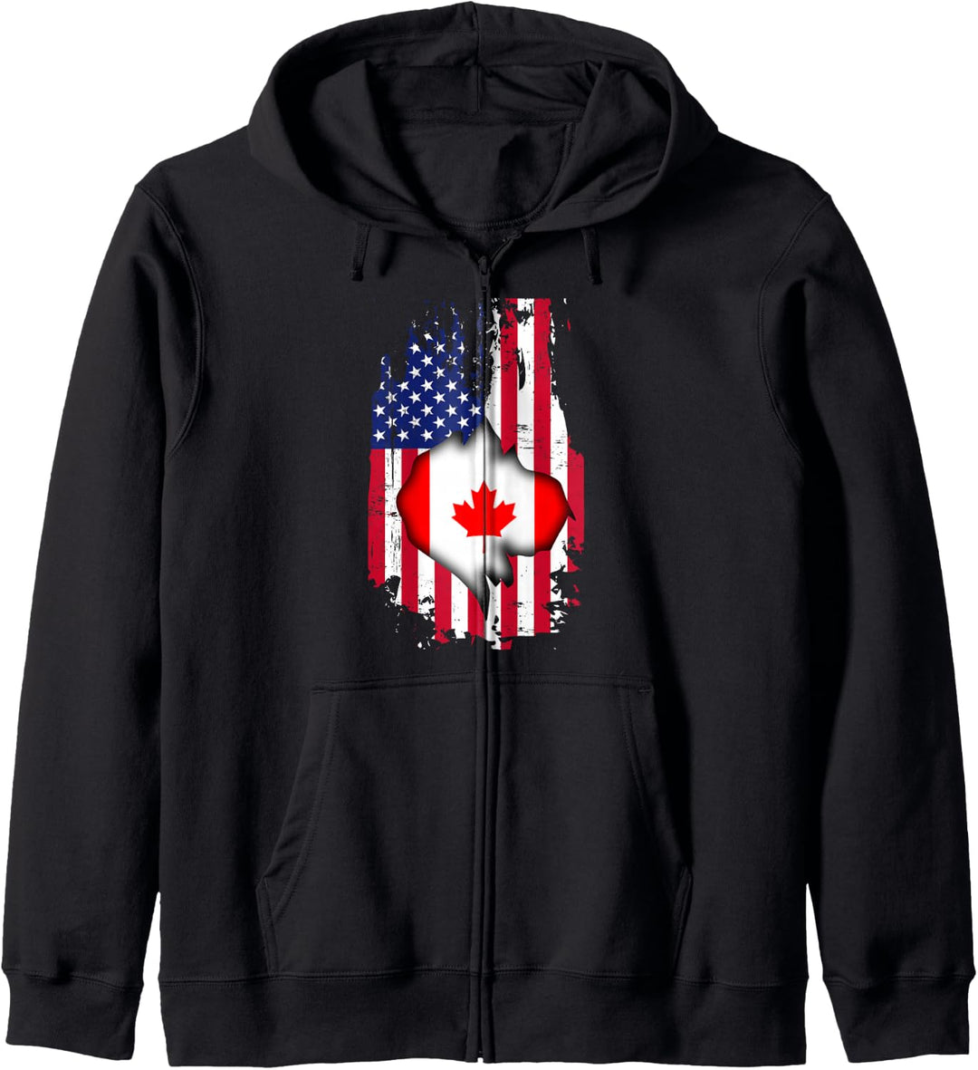 Kanada USA Flagge Stolzes kanadisches Kapuzenjacke