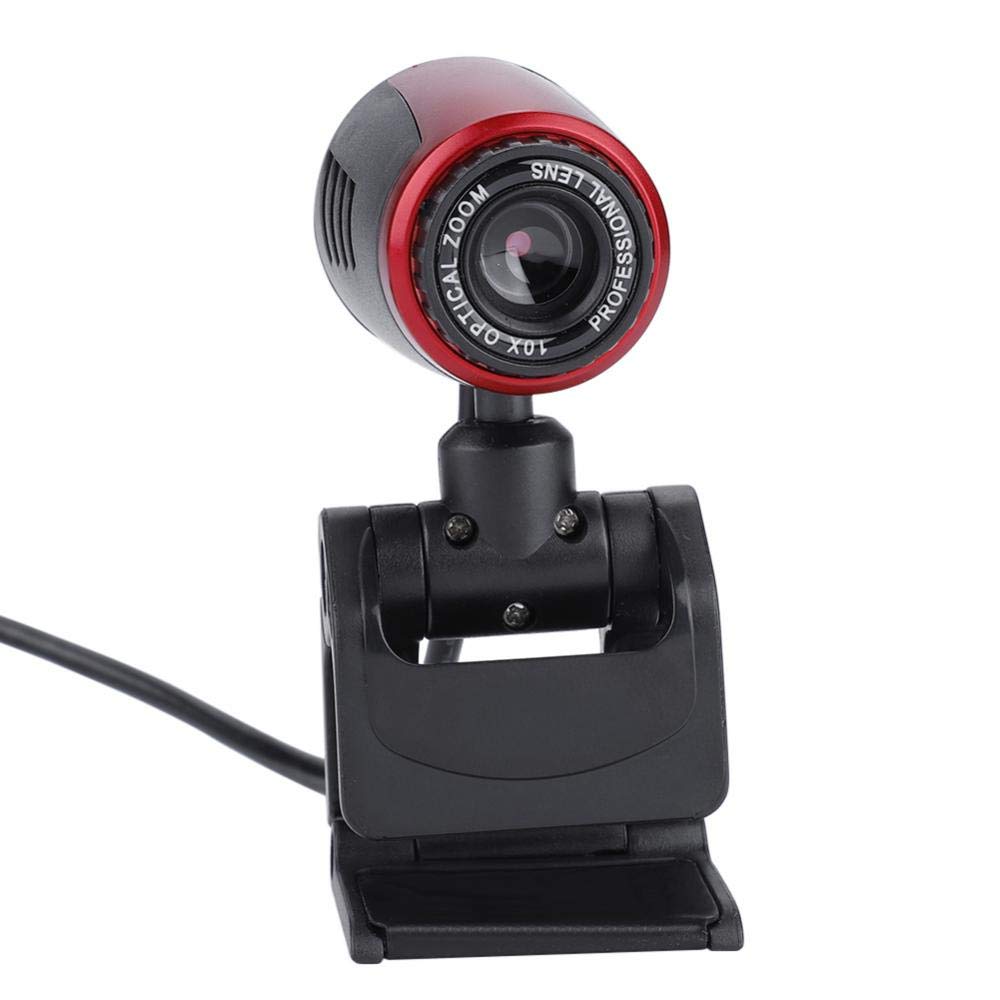 Annadue 360 ° USB 2.0 Full HD Webcam Online Arzt Termin Webkamera mit MIC 16MP HD Webcam Webkamera C
