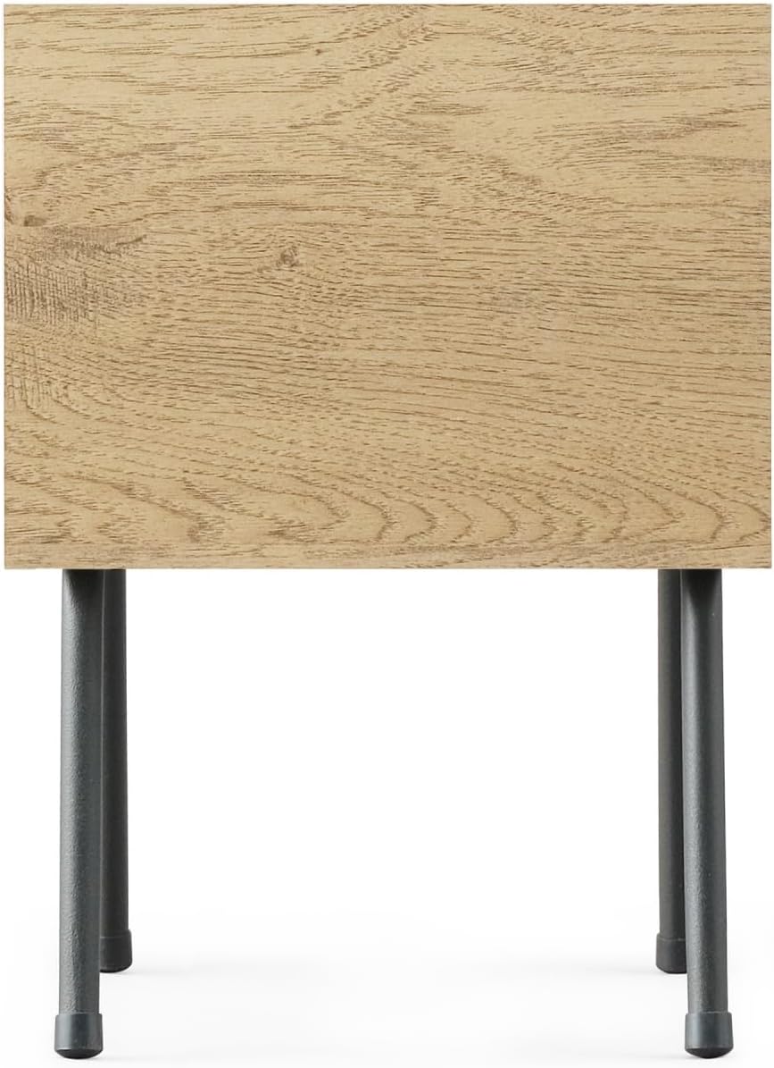 Iris Ohyama, Regal/Kleines Aufbewahrungsmöbel, Set mit 2 Beistellmöbeln, Design, Solide, Büro, Haus