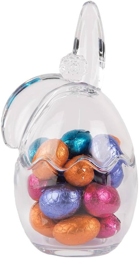 Clayre & Eef Glastopf Ei 9x8x17 cm Transparant Glas