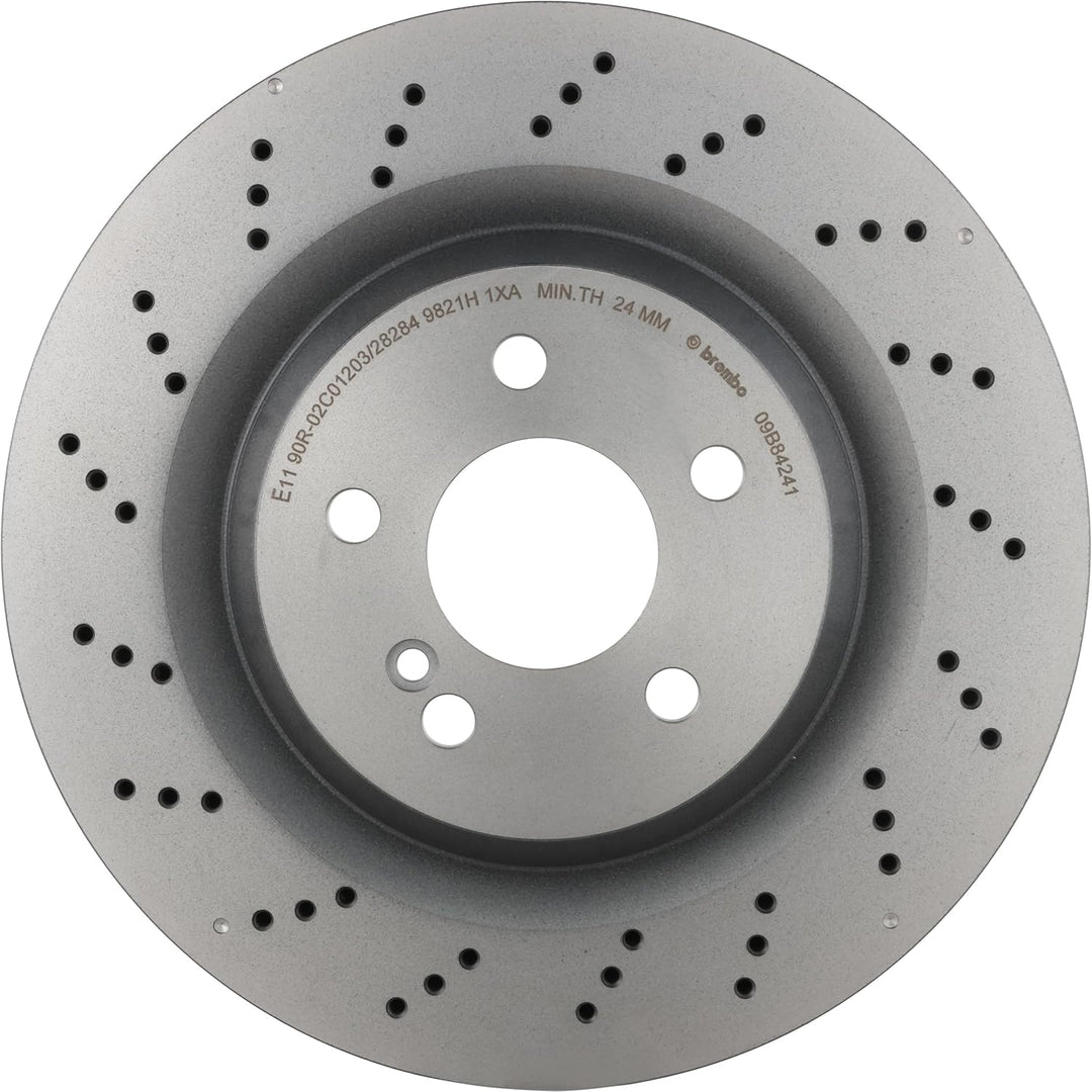 Brembo 09.B842.41 Hintere Bremsscheibe mit UV Lackierung