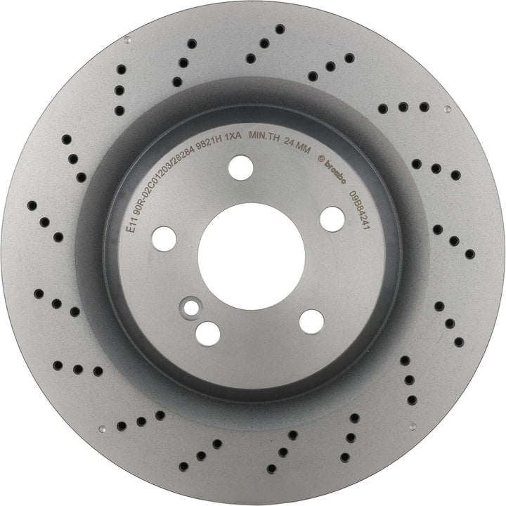 Brembo 09.B842.41 Hintere Bremsscheibe mit UV Lackierung