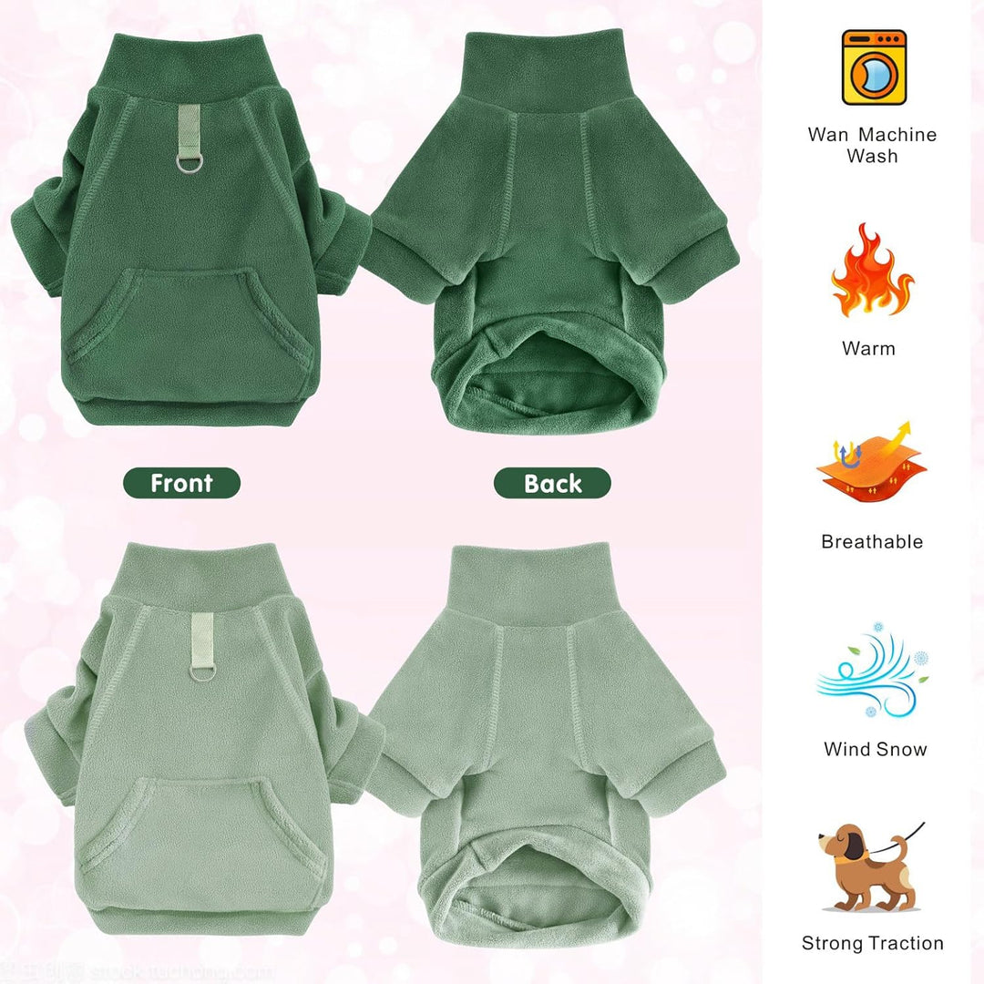 Mosukoirl Hundepullover Hund Hoodie Haustier Warme Mäntel Baumwolle Sweatshirts Hund Kleidung mit Ta