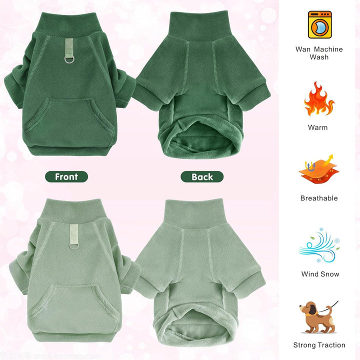 Mosukoirl Hundepullover Hund Hoodie Haustier Warme Mäntel Baumwolle Sweatshirts Hund Kleidung mit Ta