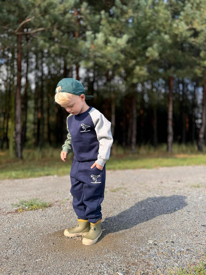 Volunboy Baby Jungen Dinosaurier kleidung, Kinder Pullover Jogginganzug Sweatshirt Langarmshirt und