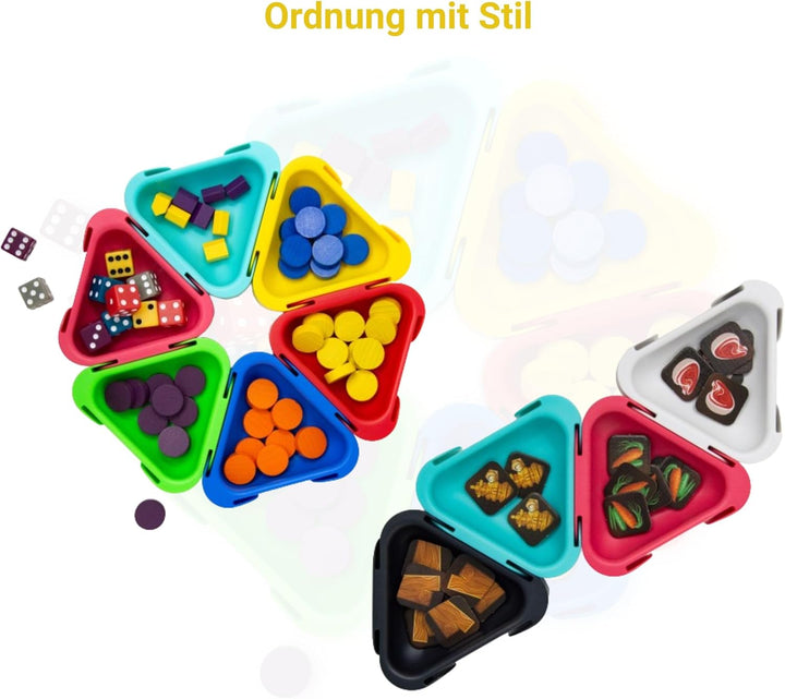 Boardgame Stuff - Token Schälchen - Brettspiel Zubehör - Aufbewahrungsschälchen für Brettspielzubehö