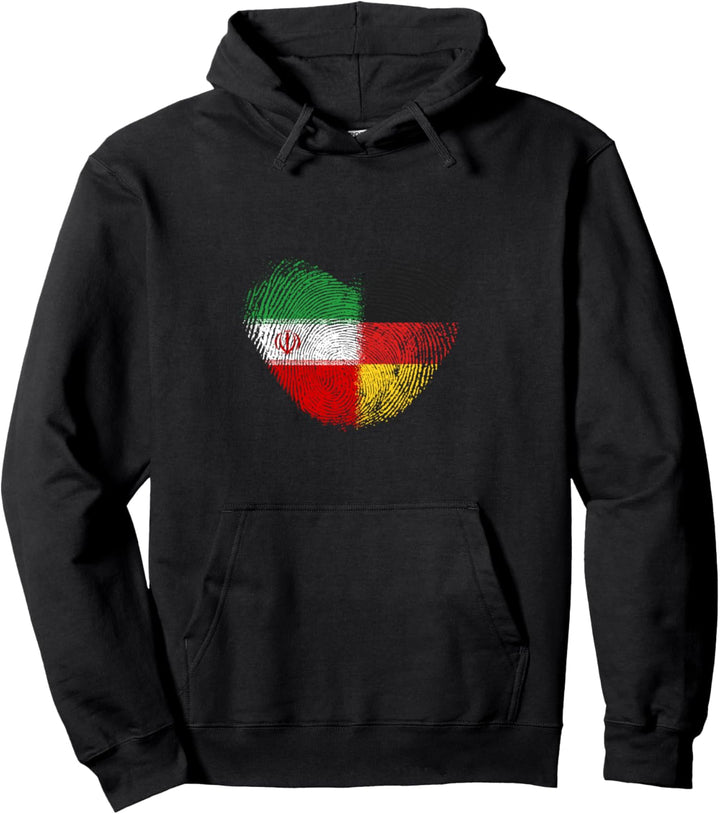 Iran Fingerabdruck für stolze Deutsch-Iraner Pullover Hoodie