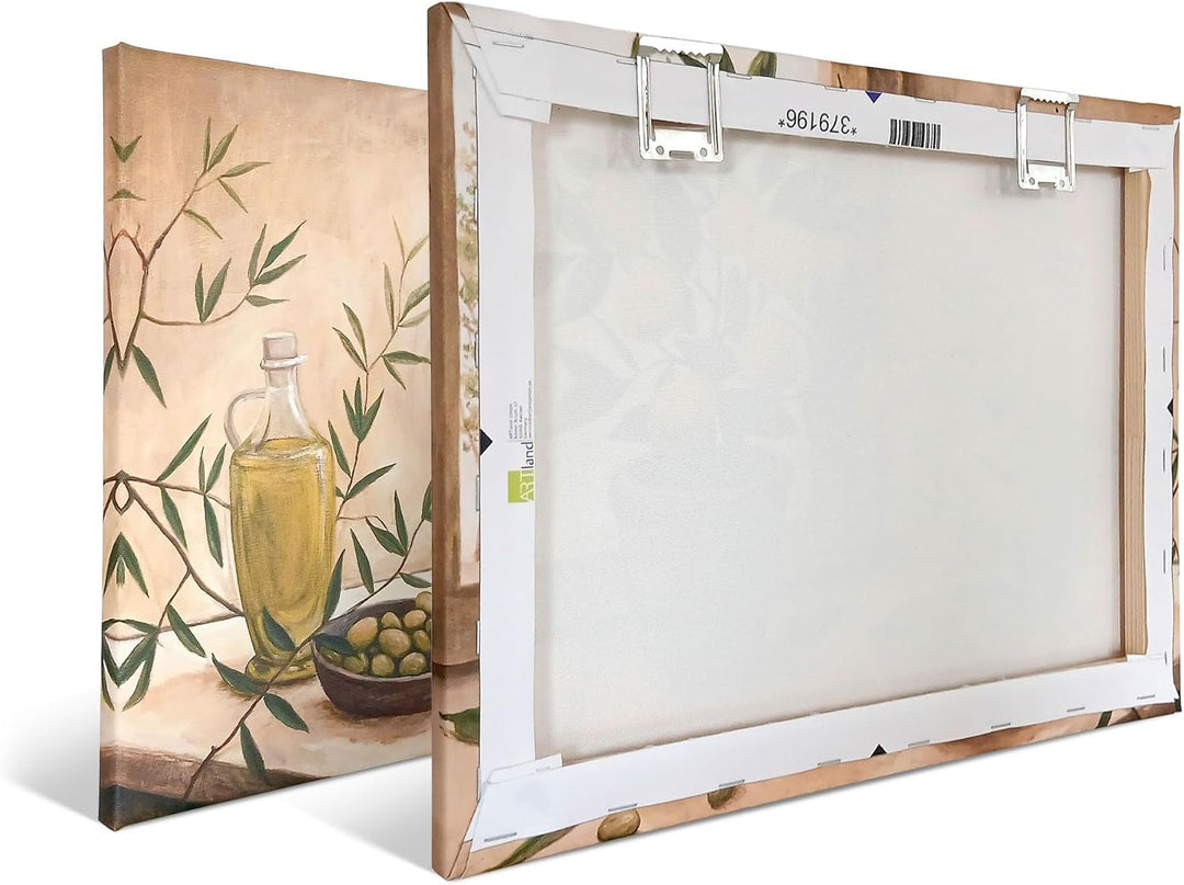 ARTland Leinwandbilder Wandbild Bild auf Leinwand 80x60 cm Kaffee Coffee Cafe Cappuccino Espresso Cr