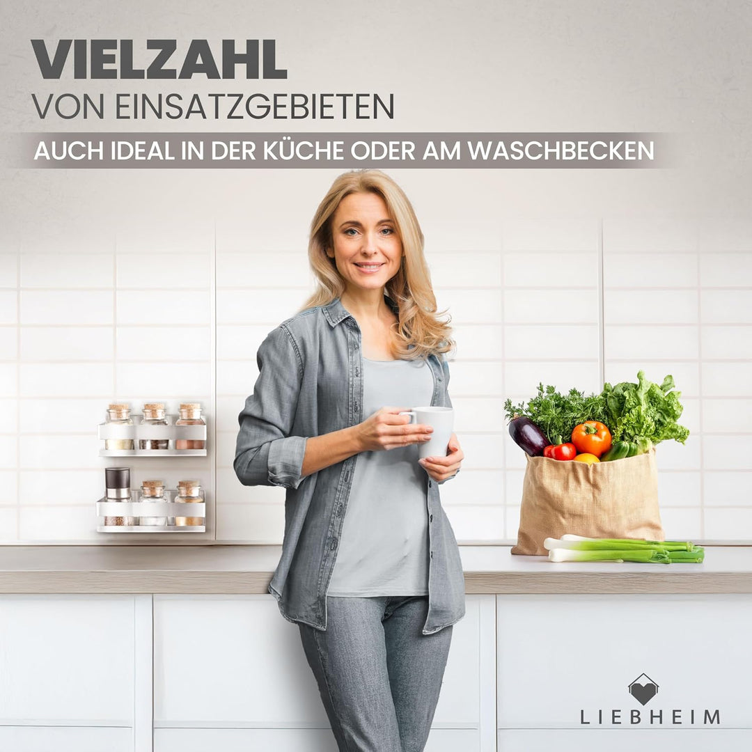 Duschablage Ohne Bohren - Badregal - Badezimmer Organizer - Duschregal - Bad Organizer - Badezimmer