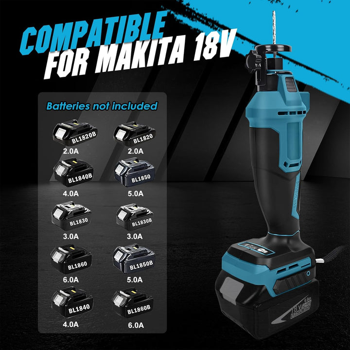Akku Trockenbaufräser Kompatibel mit Makita 18V LXT Lithium-ion Akku, Bürstenlose Rotationsschneider
