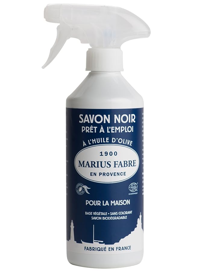 MARIUS FABRE – Flüssige schwarze Seife mit Olivenöl – Vielseitiger Reiniger, 100% natürlichen Urspru
