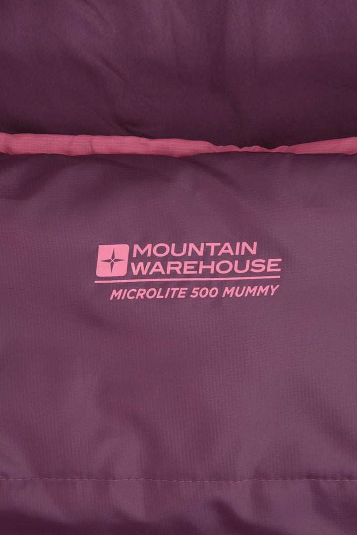 Mountain Warehouse Microlite 500 Mummy Mid Season Schlafsack - 2-3 Jahreszeiten, 14cm x 35cm wenn ge