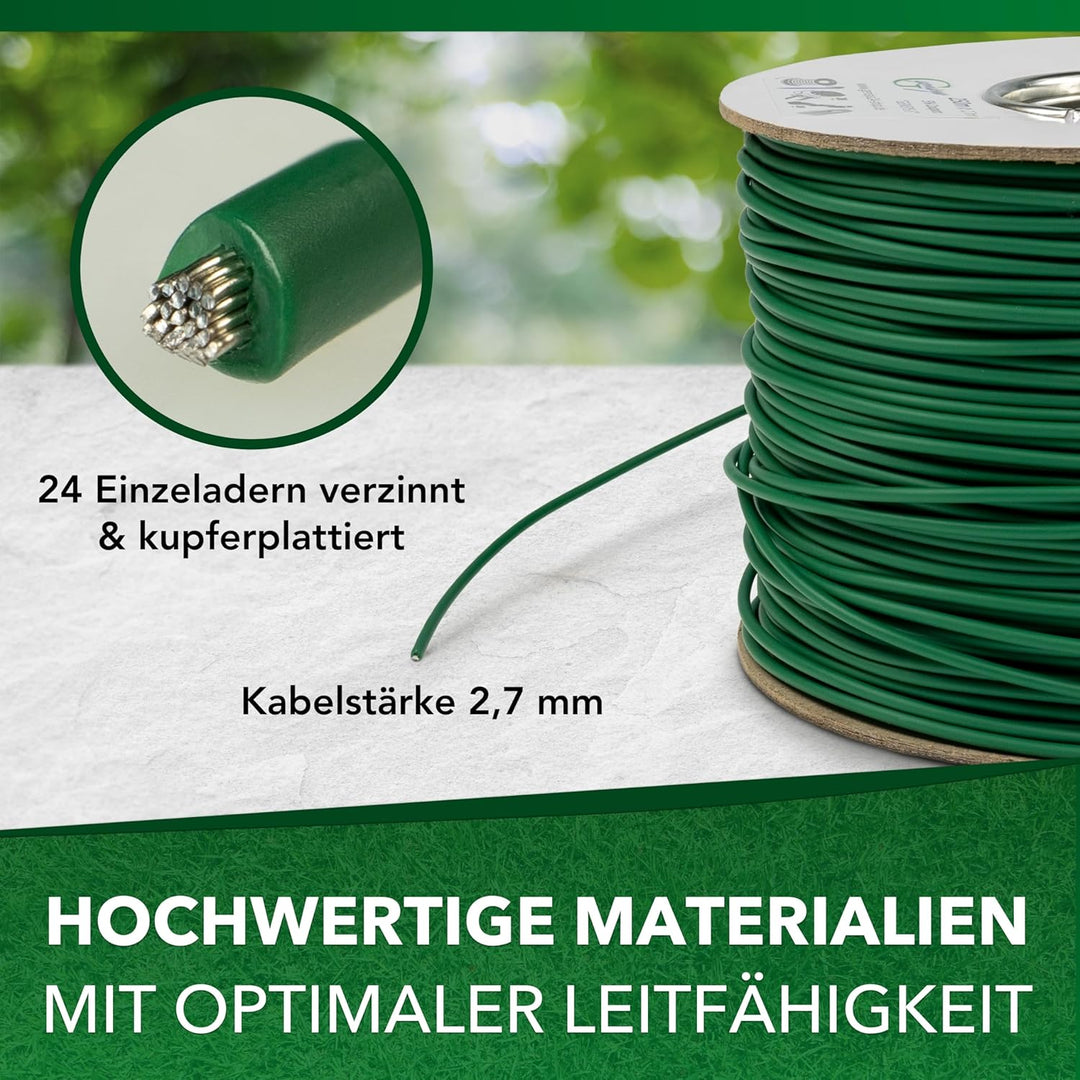 Mähroboter Kabel Reparatur Set + Haken Verbinder für Rasenroboter Begrenzungs-Draht Erdnägel Klemmen