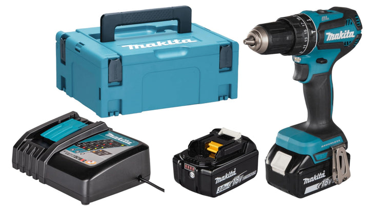 Makita DHP485RFJ AKKU-SCHLAGBOHRSCHRAUBER, 18 V, Blau