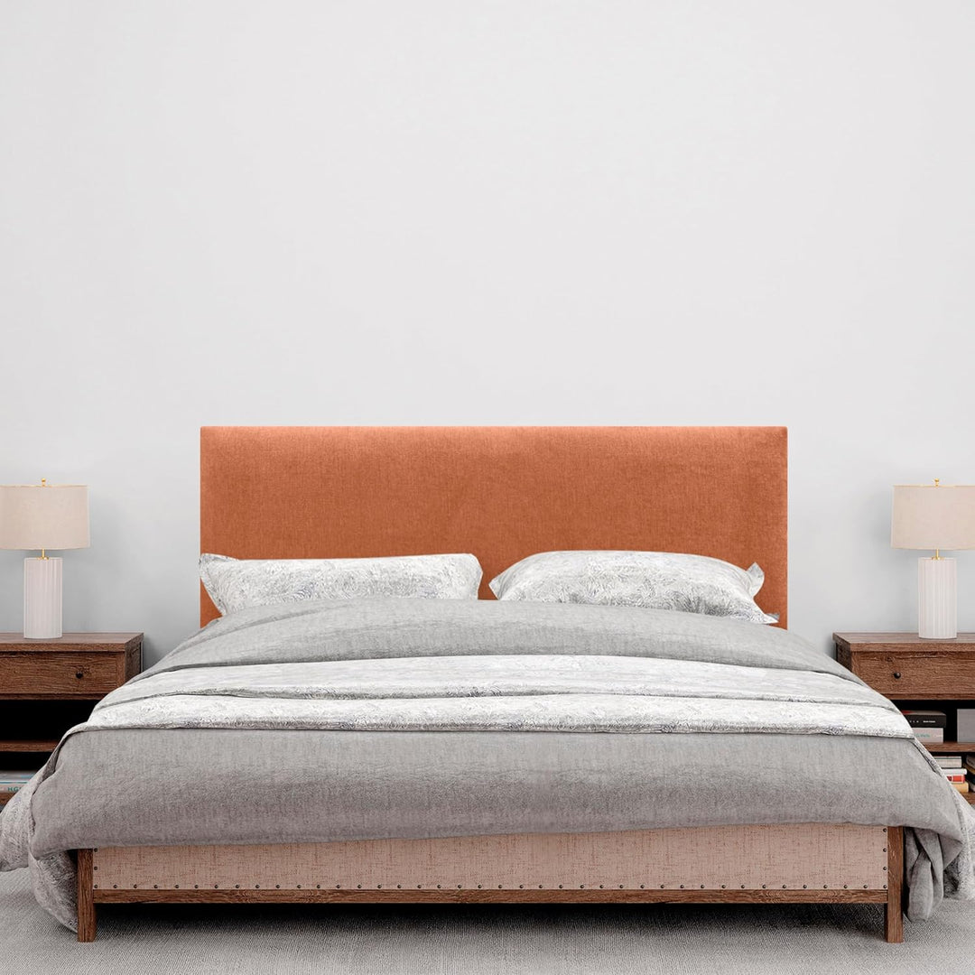 DHOME Kopfteil aus Kunstlederoder Stoff AQUALINE Glatt mit Beinen Kopfteil gepolstert Luxusbett Kopf
