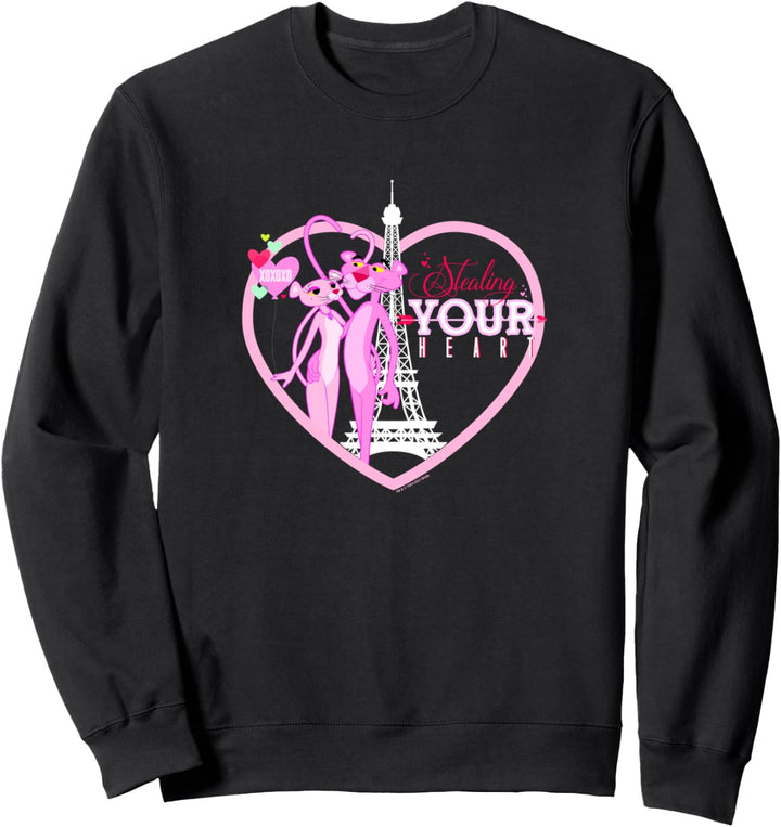 The Pink Panther Valentine's Day Stealing Your Heart Sweatshirt