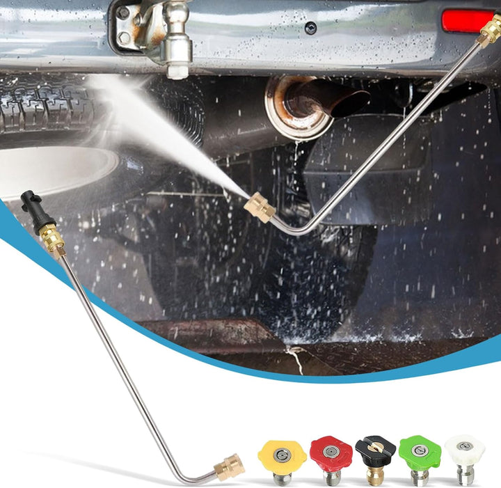 Hochdruckreiniger-Lanzen-Verlängerungsstab, 90 Grad/30 Grad abgewinkelte Sprühlanze für Kärcher K2 K